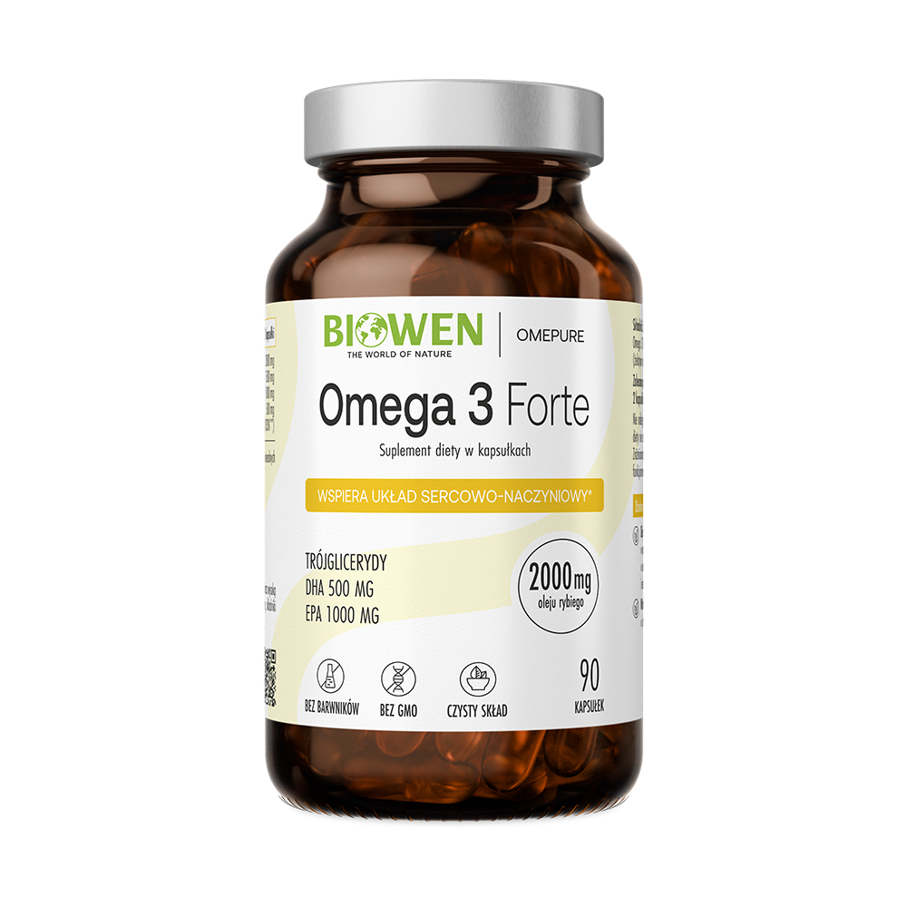 BIOWEN Omega 3 Forte EPA 1000mg DHA 500mg 90 kaps
