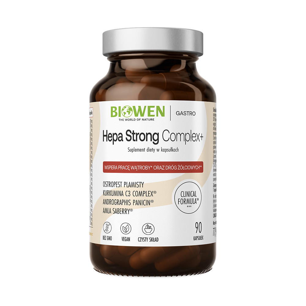 BIOWEN Hepa Strong COMPLEX+ WĄTROBA REGENERACJA